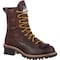 Georgia Boot Men's Waterproof Logger Boot, 7 M, Leather, 8 in Height, Chocolate G7113 - alternate 1